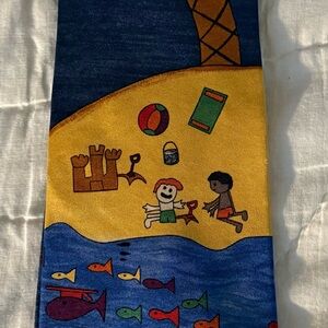 Save The Children Tie “Fun At The Beach” silk men’s tie